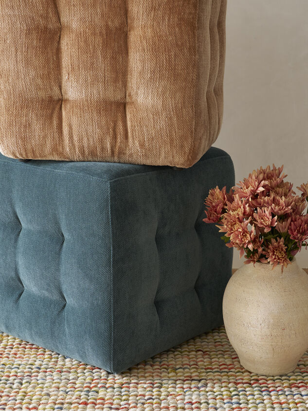 Skye Upholstered Ottoman Detail 7 - AS Kids