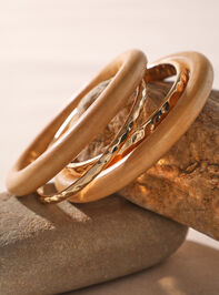 Bonnie 4PK Wood Bangle Detail 2 - AS Kids