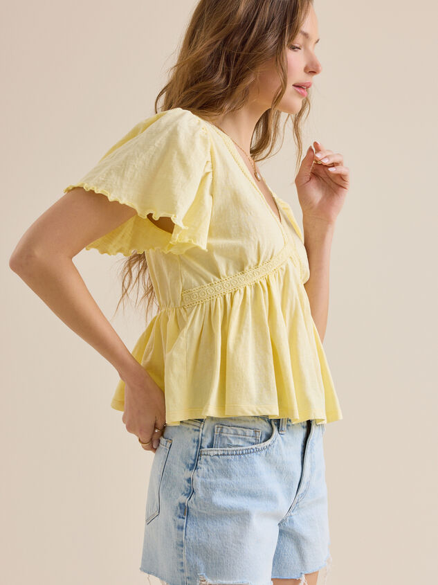 Nia Crochet Babydoll Tee Detail 3 - ALTAR'D STATE KIDS