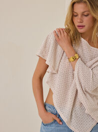 Larken Knit Poncho Detail 2 - AS Kids