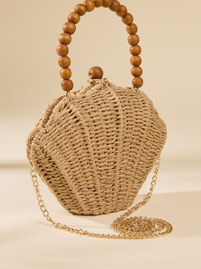 Shell Beaded Woven Purse - ALTAR'D STATE KIDS