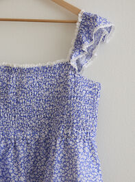 Indie Smocked Babydoll Top Detail 2 - AS Kids