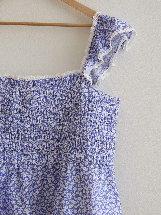 Indie Smocked Babydoll Top Detail 2 - AS Kids