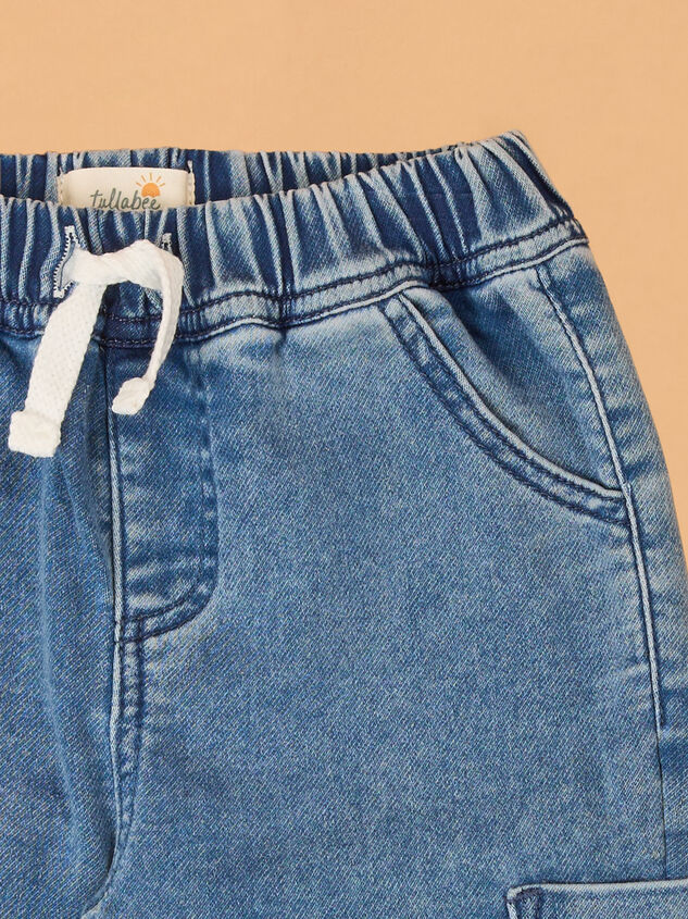 Alex Solid Cargo Jean Jogger Detail 3 - AS Kids