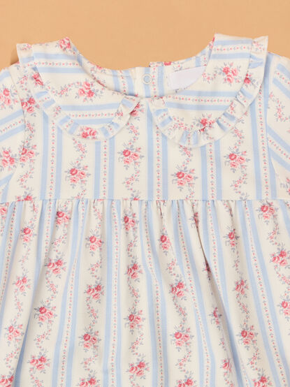 Anna Floral Peter Pan Dress - AS Kids
