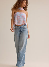 Elowen Floral Strapless Top Detail 4 - ALTAR'D STATE KIDS