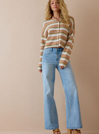 Miller Multi Stripe Cardigan Detail 2 - AS Kids