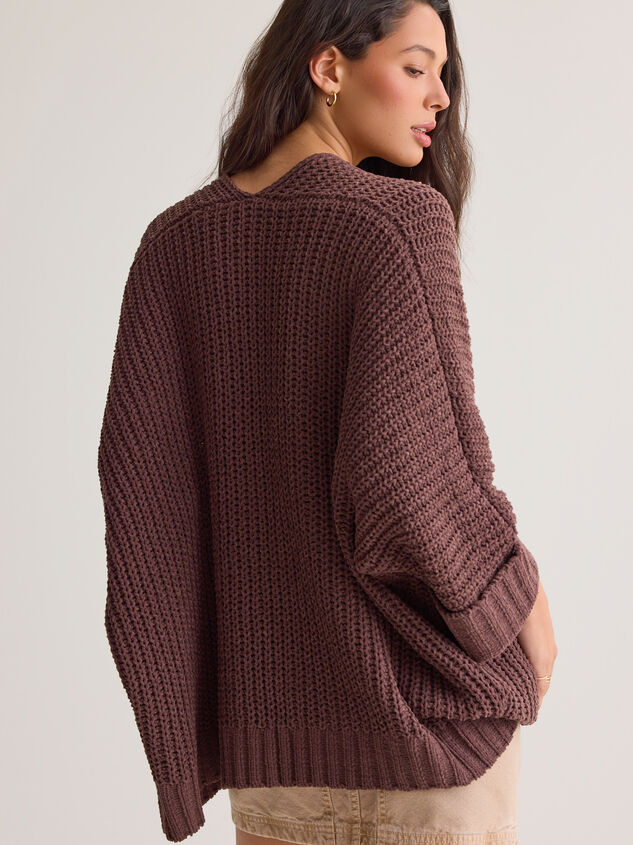 Olivia Chenille Open Front Cardigan Detail 5 - AS Kids