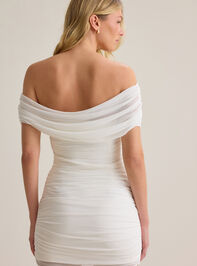 Serene One Shoulder Mini Dress Detail 4 - AS Kids