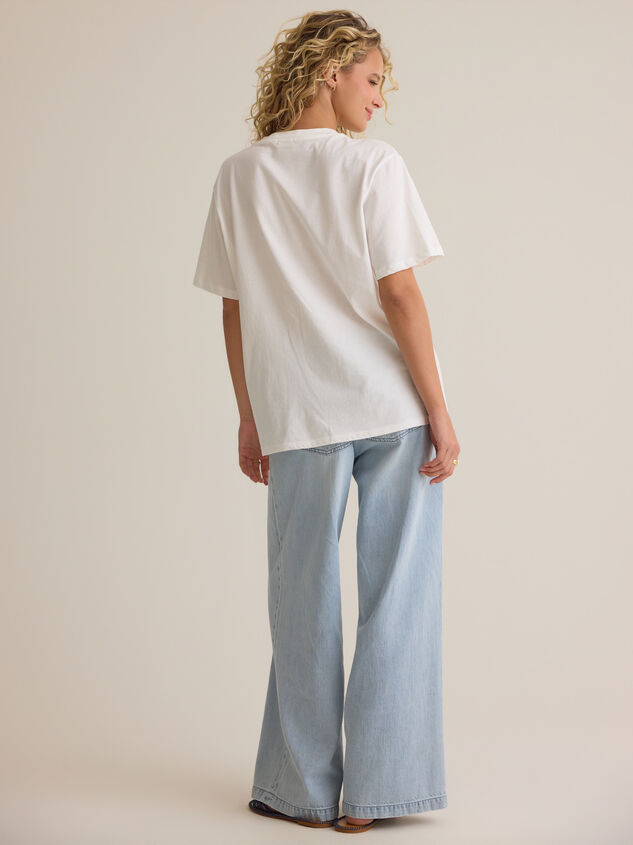 Boy Mom Floral Tee Detail 4 - ALTAR'D STATE KIDS