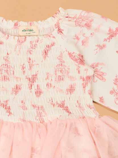 Angelica Smocked Ballerina Bubble - AS Kids