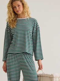 Cate Striped Crewneck Top Detail 3 - AS Kids