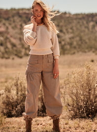 Marisol Boatneck Sweater Detail 2 - AS Kids