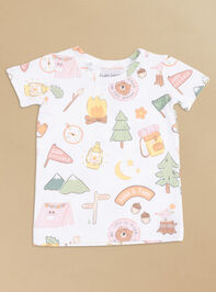 Camping Short Sleeve Lounge Set Detail 2 - AS Kids