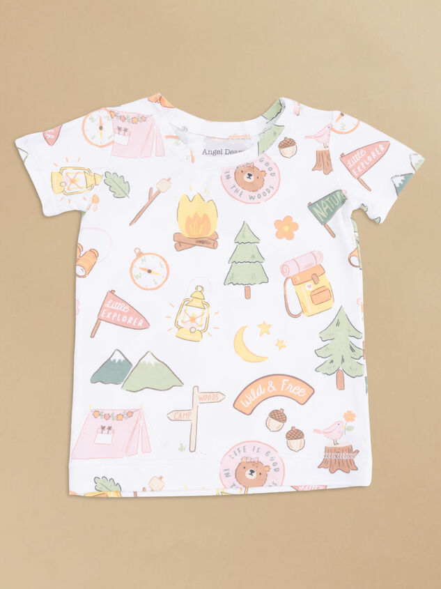 Camping Short Sleeve Lounge Set Detail 2 - AS Kids