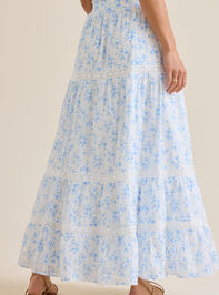 Adalyn Floral Maxi Skirt Detail 4 - ALTAR'D STATE KIDS