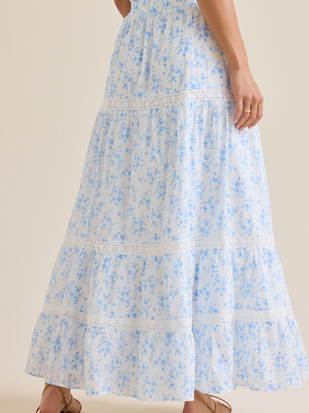Adalyn Floral Maxi Skirt Detail 4 - ALTAR'D STATE KIDS