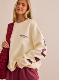 Jackson Hole Wyoming Oversized Pullover Detail 4 - AS Kids