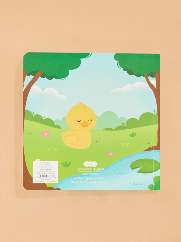 Plush Duck Book by Mudpie Detail 3 - ALTAR'D STATE KIDS