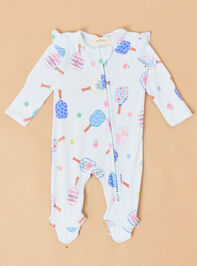 Floral Pickleball Footie - ALTAR'D STATE KIDS