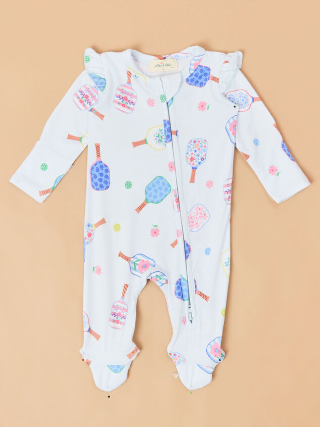 Floral Pickleball Footie - ALTAR'D STATE KIDS