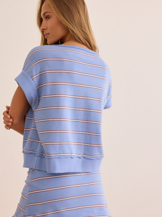 Lazy Days Stripe Top Detail 4 - AS Kids