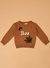 Itsy Bitsy Boo Knit Sweater Detail 2 - AS Kids