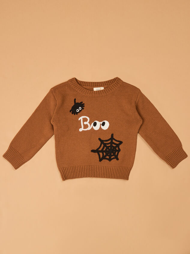 Itsy Bitsy Boo Knit Sweater Detail 2 - AS Kids