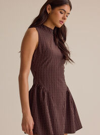 Everly Striped Mini Dress Detail 5 - AS Kids
