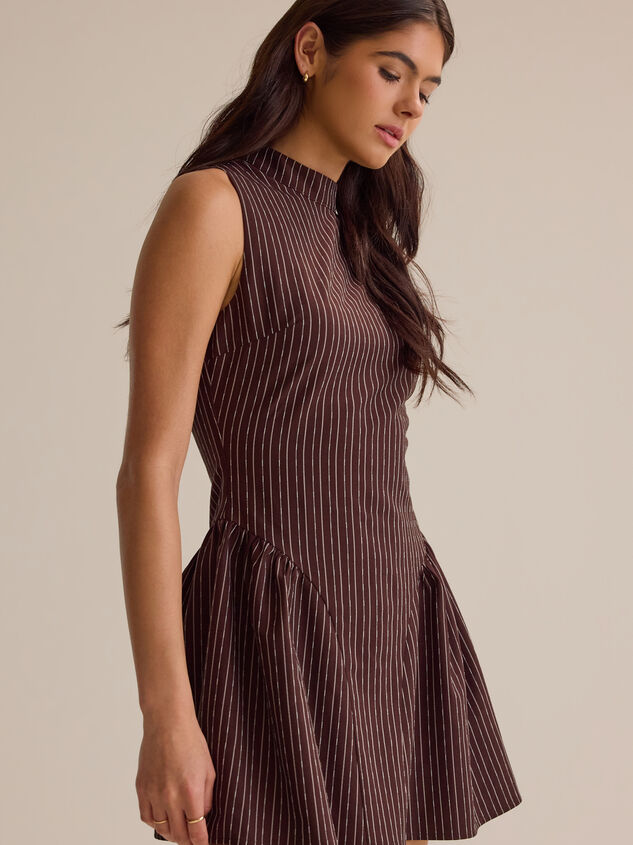 Everly Striped Mini Dress Detail 5 - AS Kids