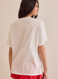 USA Flag Oversized Tee Detail 4 - AS Kids