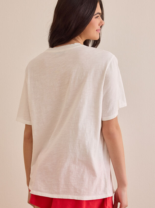 USA Flag Oversized Tee Detail 4 - AS Kids