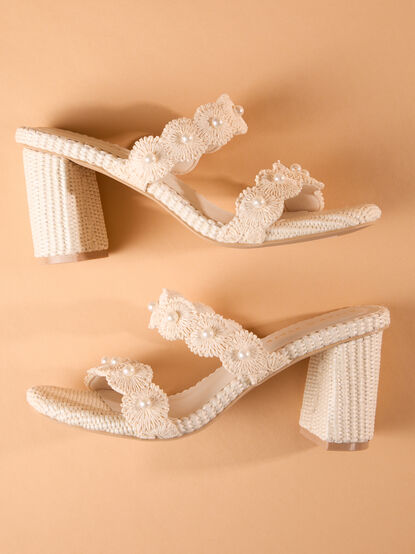 Helena Pearl Scallop Heel - ALTAR'D STATE KIDS