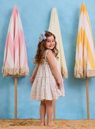 Beach Patchwork Toddler Dress Detail 5 - AS Kids