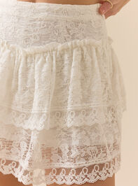 Leeanne Lace Double Layer Mini Skirt Detail 3 - ALTAR'D STATE KIDS