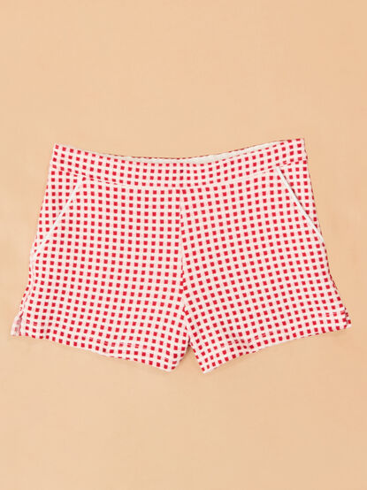 Kennedy Knit Gingham Short - ALTAR'D STATE KIDS