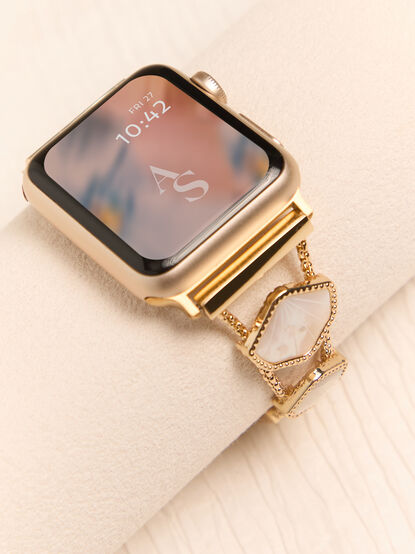 Beaded Shell Smart Watch Band - AS Kids