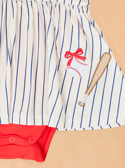 Slugger Baseball Polo Bodysuit Dress - ALTAR'D STATE KIDS