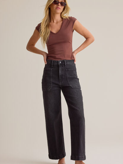 Kristian High Rise Pocket Jeans - AS Kids