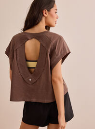 Overtime Open Back Tee Detail 2 - AS Kids