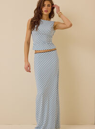 Priscilla Polka Dot Maxi Skirt Detail 3 - ALTAR'D STATE KIDS