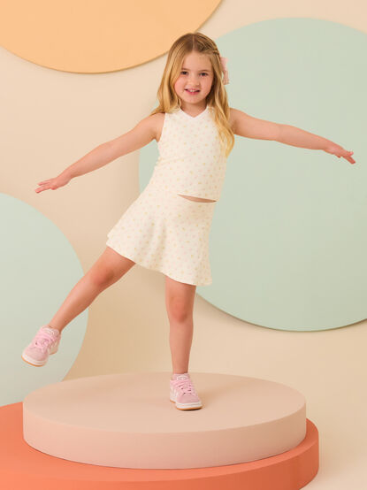 Lemons Printed Flouncy Skort - ALTAR'D STATE KIDS