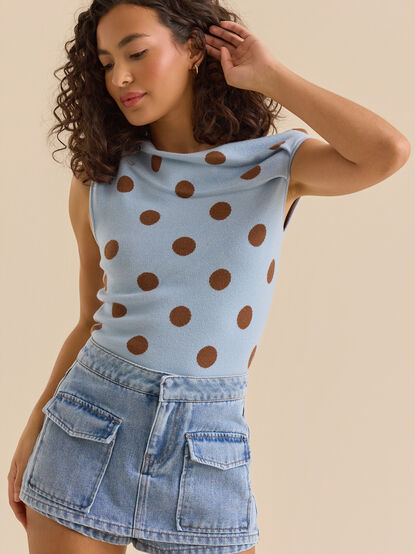 Fallon Denim Mini Skort - AS Kids