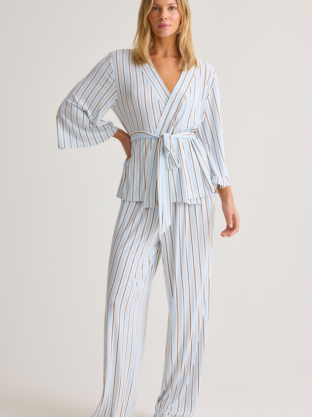 Rosalie Striped Kimono Top Detail 2 - AS Kids