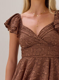 Lainey Double Layer Texture Romper Detail 2 - AS Kids