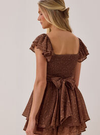 Lainey Double Layer Texture Romper Detail 3 - AS Kids
