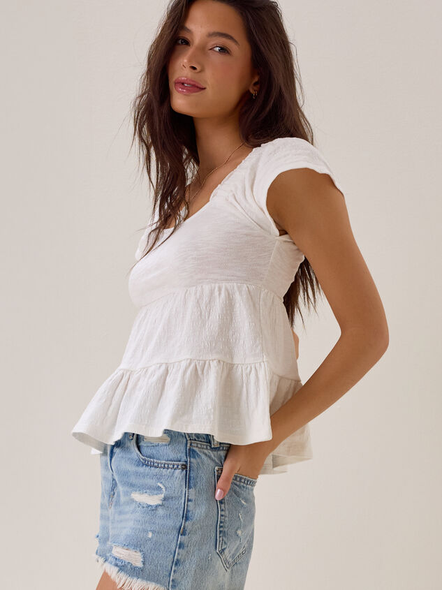 Leylani Tiered Babydoll Top Detail 5 - AS Kids