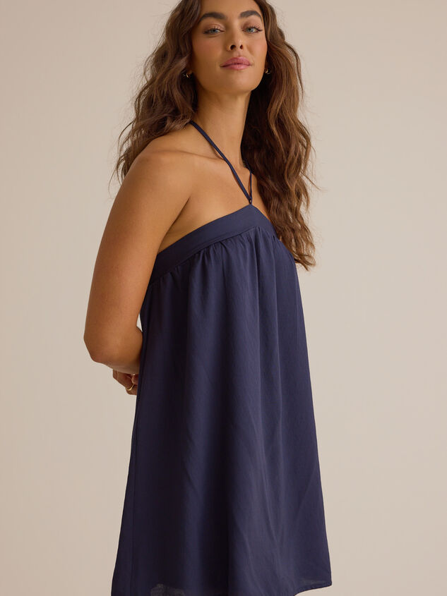 Kora Linen Mini Dress Detail 4 - AS Kids