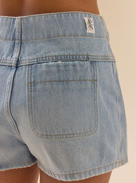 Dylan Side Tie Denim Skort Detail 6 - ALTAR'D STATE KIDS