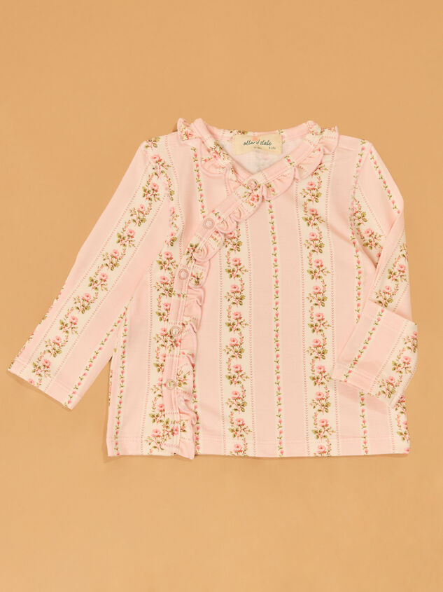 Antoinette Floral Snap Top Set Detail 2 - AS Kids